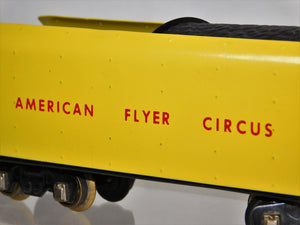 American Flyer 353 Circus Train Streamline Torpedo Loco/Tender YELLOW repaint LC