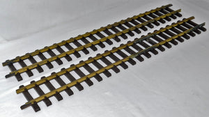 ARISTOCRAFT 11060 24" long Straight Track G gauge Brass Rail 2' C-5 Lot of 2 REA