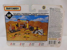 Load image into Gallery viewer, Matchbox 36409 Dirt Machines Engineers Soil Compactor &amp; Motor Grader CAT GREEN
