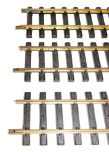 Load image into Gallery viewer, ARISTOCRAFT 11060 24&quot; long Straight Track G gauge Brass Rail 2&#39; C-7 Lot of 3 REA
