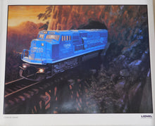 Load image into Gallery viewer, Lionel Trains Limited Edition Poster Conrail #5500 SD60M Diesel 22&quot; x 18&quot; Experience the Magic

