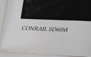Lionel Trains Limited Edition Poster Conrail #5500 SD60M Diesel 22" x 18" Experience the Magic