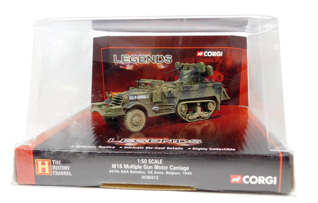 Corgi HC 60413 1/50 M16 Die Cast Multiple Gun Motor Carriage Tank D-Day Legends