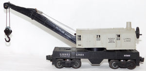 Lionel 6560 Gray Bucyrus Erie Crane Operates Works GREAT Vintage work train 1955