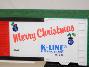 K-Line K-6444 1990 Merry Christmas Boxcar Elves w/ Girls Train 027/O Made in USA