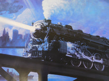 Load image into Gallery viewer, Lionel Trains Limited Edition Poster 700e Steam Hudson 4-6-4 print 22 x 18&quot;
