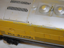 Load image into Gallery viewer, Lionel 2379 Denver Rio Grande F3 AB diesel 1957-8 runs Postwar F-3 original DRGW
