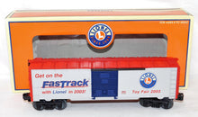 Load image into Gallery viewer, Lionel 6-29918 2003 DEALER New York Toy Fair Boxcar FASTRACK advert uncatalogued

