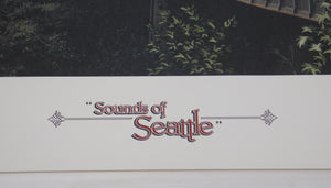 The Sound of Seattle by Jim Jordan Great Northern 33 3/8x 22.5" Signed RR art