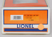 Load image into Gallery viewer, Lionel 6-29904 2002 DEALER Toy Fair Boxcar limited uncatalogued 1 per dealer
