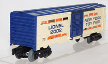 Load image into Gallery viewer, Lionel 6-29904 2002 DEALER Toy Fair Boxcar limited uncatalogued 1 per dealer
