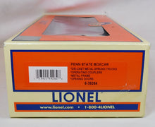 Load image into Gallery viewer, Lionel Trains 6-39289 Penn State University Boxcar Nittny Lions HTF 1855 C-8
