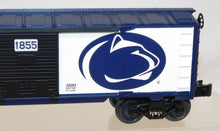 Load image into Gallery viewer, Lionel Trains 6-39289 Penn State University Boxcar Nittny Lions HTF 1855 C-8
