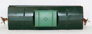 Lionel Prewar 817 2 tone Green Caboose Copper Journals 1932 lg O Gauge brassTrim