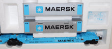 Load image into Gallery viewer, Lionel 6-21950 SD-70 MAERSK Maxi-Stack Set C-8++ Boxed w/ Lionel Factory Shipper
