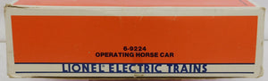 Lionel 6-9224 Operating Horse Car & Corral Works Louisville Churchill BOXED C7