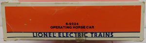 Lionel 6-9224 Operating Horse Car & Corral Works Louisville Churchill BOXED C7