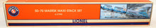 Load image into Gallery viewer, Lionel 6-21950 SD-70 MAERSK Maxi-Stack Set C-8++ Boxed w/ Lionel Factory Shipper

