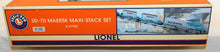 Load image into Gallery viewer, Lionel 6-21950 SD-70 MAERSK Maxi-Stack Set C-8++ Boxed w/ Lionel Factory Shipper
