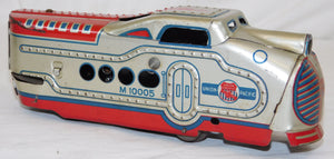 Marx 7675 M10005 Union Pacific Articulated passenger 5 CAR Set Red Blue Streamline UP
