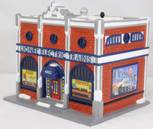 Load image into Gallery viewer, Lionel Electric Train Shop Snow Village Department 56 Christmas ALLIED ceramic
