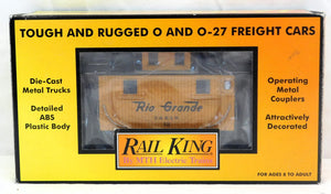 MTH 30-7798 Denver Rio Grande #12 Bobber caboose DRG Rail King BOXED C-7++