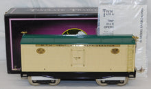 Load image into Gallery viewer, MTH 10-205 Standard Gauge Tinplate Traditions 214R Reefer Ivory &amp; Peacock Brass
