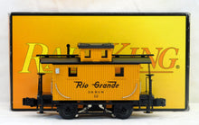 Load image into Gallery viewer, MTH 30-7798 Denver Rio Grande #12 Bobber caboose DRG Rail King BOXED C-7++
