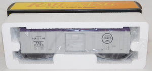 MTH 30-7427 Atlantic Coast Line Boxcar ACL 24183 Rail King 3 rail 1998 silv/purp