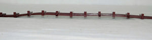 Lionel 1877-5L TWO long sections DARK brown FENCE General Horse FlatCar Part MPC