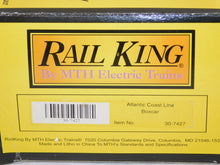 Load image into Gallery viewer, MTH 30-7427 Atlantic Coast Line Boxcar ACL 24183 Rail King 3 rail 1998 silv/purp
