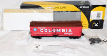 Load image into Gallery viewer, K-Line K742-8022 Columbia Soups Woodside Billboard Reefer 1/48 O w/ ALL EXTRAS!
