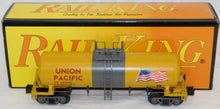 Load image into Gallery viewer, MTH 30-73331 Union Pacific Modern Tank Car US Flag Rail King 3 rail Yellow UP O
