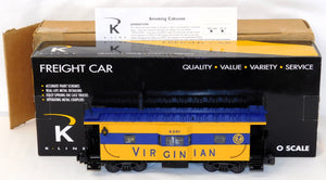 K-Line K612-4461 VIRGINIAN Smoking Bay Window caboose 6201 C-8 w/Shipper 1/48 O