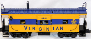 K-Line K612-4461 VIRGINIAN Smoking Bay Window caboose 6201 C-8 w/Shipper 1/48 O