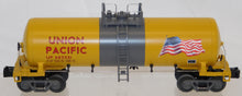 Load image into Gallery viewer, MTH 30-73331 Union Pacific Modern Tank Car US Flag Rail King 3 rail Yellow UP O
