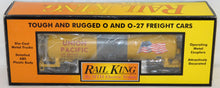 Load image into Gallery viewer, MTH 30-73331 Union Pacific Modern Tank Car US Flag Rail King 3 rail Yellow UP O
