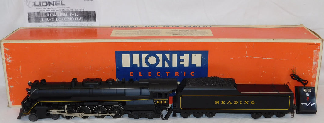 Lionel 6-18006 Reading T-1 Steam Locomotive 4-8-4 #2100 Railsounds Die cast 27