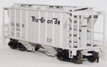 Load image into Gallery viewer, Atlas 1811 HO scale PS-2 Two Bay Covered Hopper Rio Grande #18329 gray C-9 DRG
