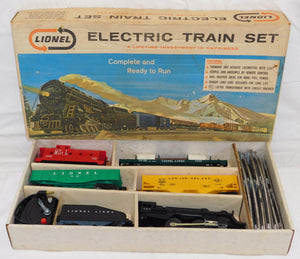 Lionel 11520 BOXED Set 6 Unit Steam Freight Loco COMPLETE w/track transformer 1960's CLEAN