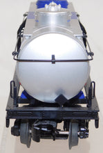 Load image into Gallery viewer, MTH 30-73349 Amtrak 3 Dome Tank Car #100102 Rail King 3 rail O gauge Silver C-8
