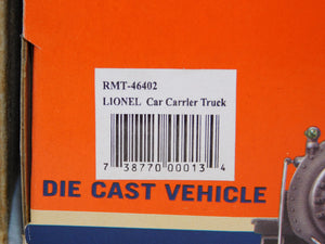 Lionel Trains RMT 46402 Truck Auto Carrier w/4 CORVETTES serial #ed Box + shipper