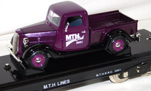 Load image into Gallery viewer, MTH 10-1163 200 Series Flat Car w/ Purple Pick Up Truck Tinplate Traditions Standard Gauge
