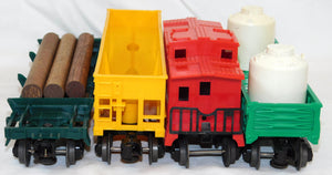 Lionel 11520 BOXED Set 6 Unit Steam Freight Loco COMPLETE w/track transformer 1960's CLEAN