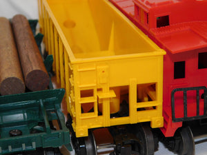Lionel 11520 BOXED Set 6 Unit Steam Freight Loco COMPLETE w/track transformer 1960's CLEAN