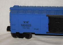 Load image into Gallery viewer, Lionel 6464-475 B&amp;M Boston &amp; Maine Boxcar CLEAN in RARE BLUE PRINT LABEL BOX 1960s
