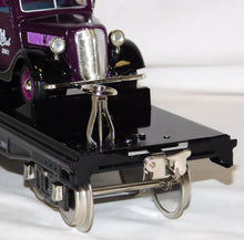 Load image into Gallery viewer, MTH 10-1163 200 Series Flat Car w/ Purple Pick Up Truck Tinplate Traditions Standard Gauge
