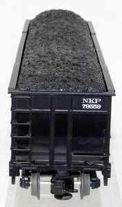 MTH 20-90002b Nickel Plate Road 4 bay hopper w/coal load NKP 13157 Prmier Oscale