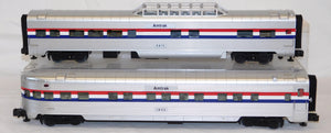 MTH 20-6548 AMTRAK O Scale Premier 5 Car 70' Streamlined Passenger Set RibbedSide
