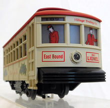 Load image into Gallery viewer, Lionel 6-11809 Village Trolley SET complete for D56 /any Christmas Holiday village O Gauge
